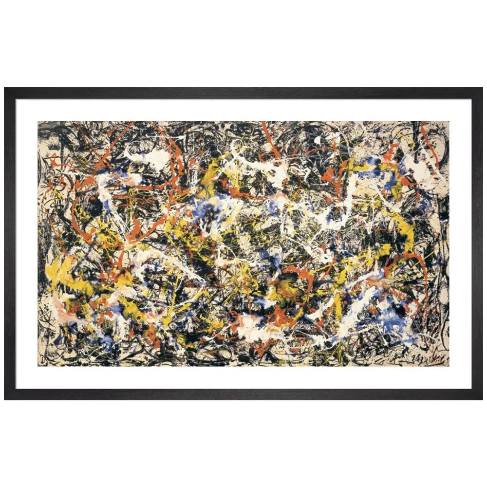 Framed Print Convergence - Multi, Paper image
