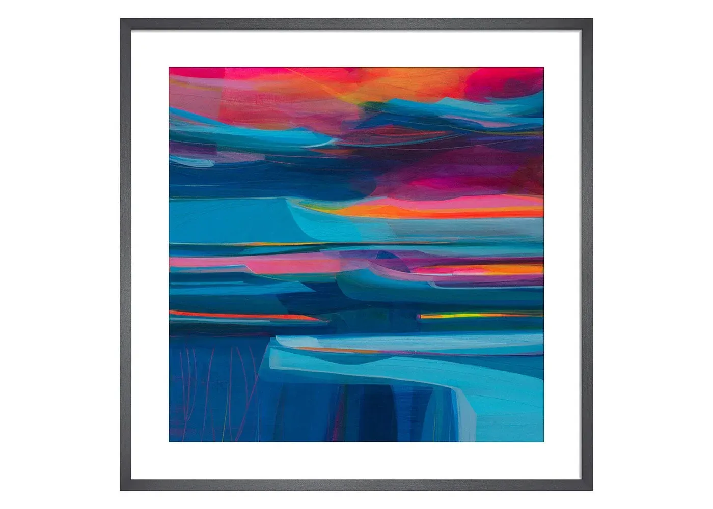 Square Framed Print Sense of Wonder - Multi image