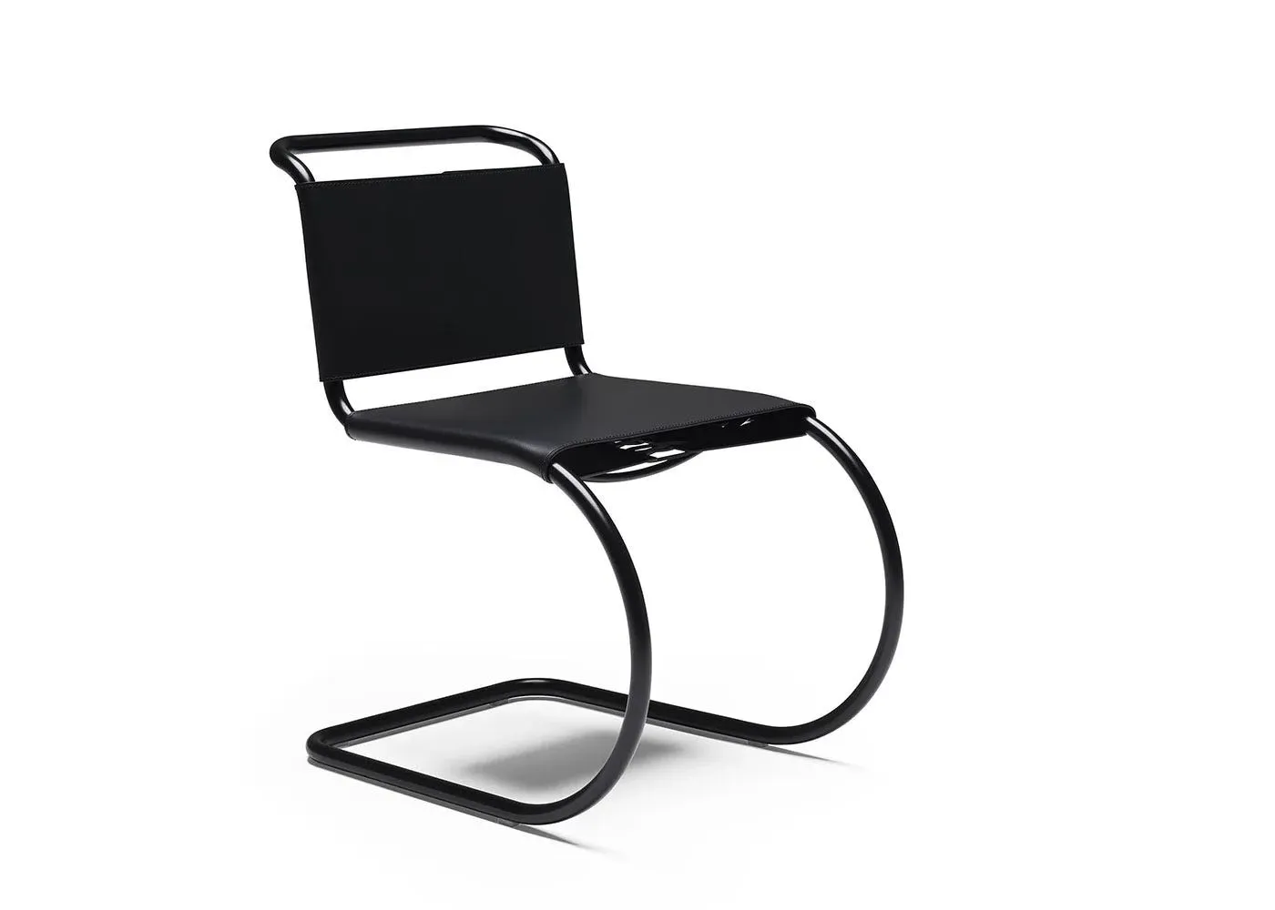 Armless Side Chair - Black image
