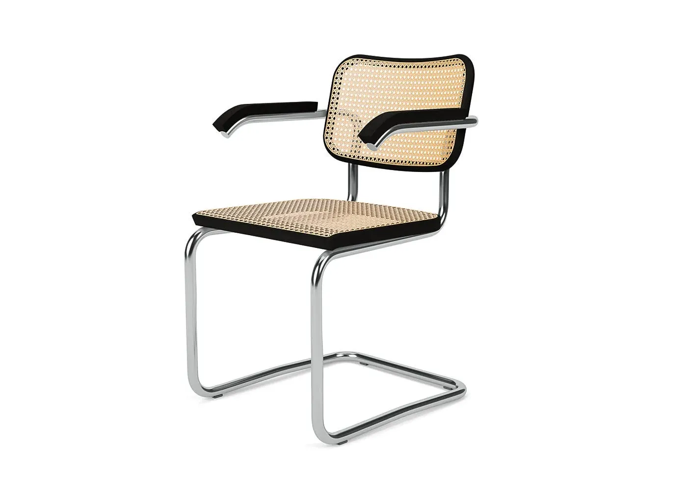 Cesca Armchair Cantilevered - Black, Steel