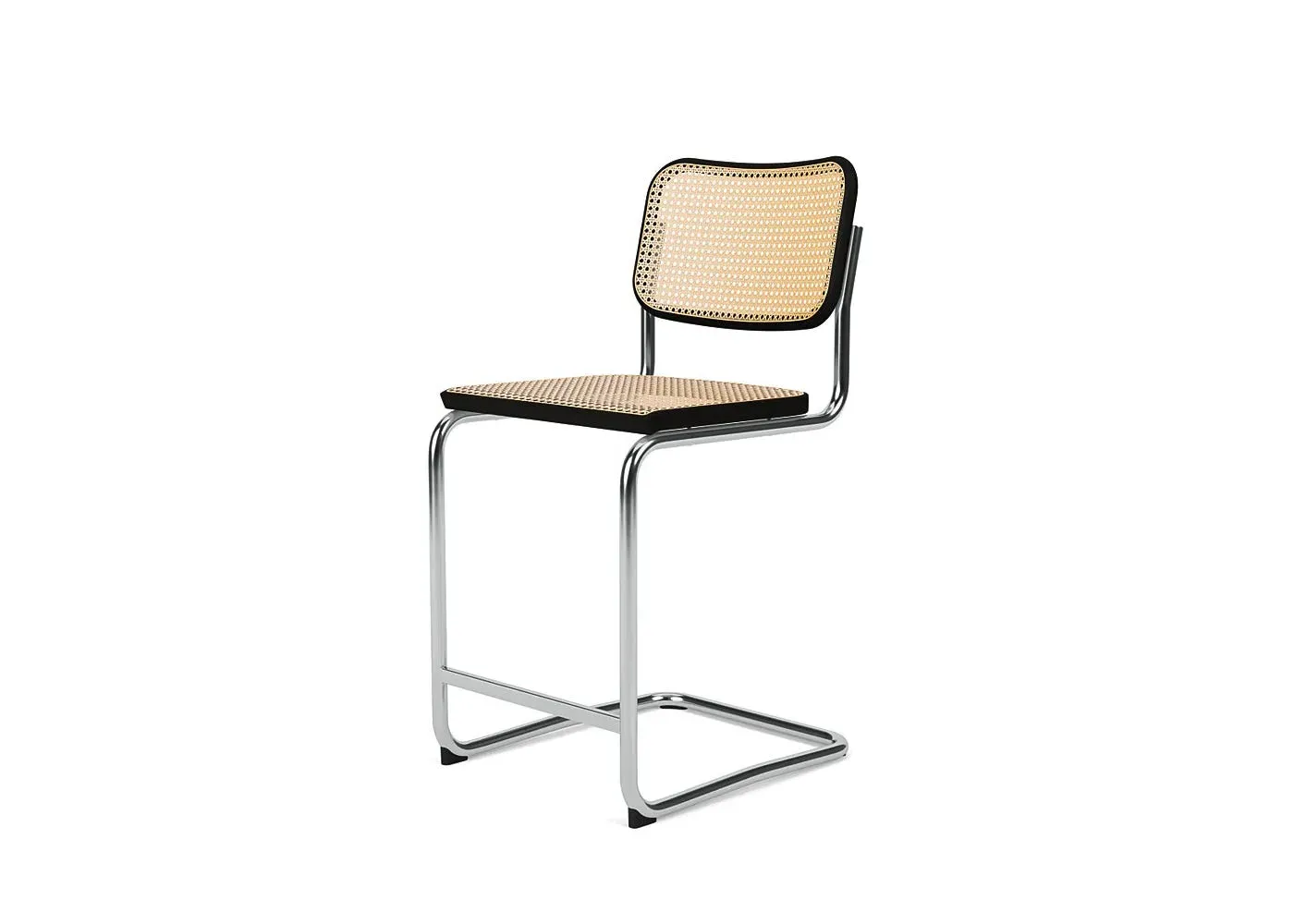 Counter Stool Cantilever - Black, Wicker image