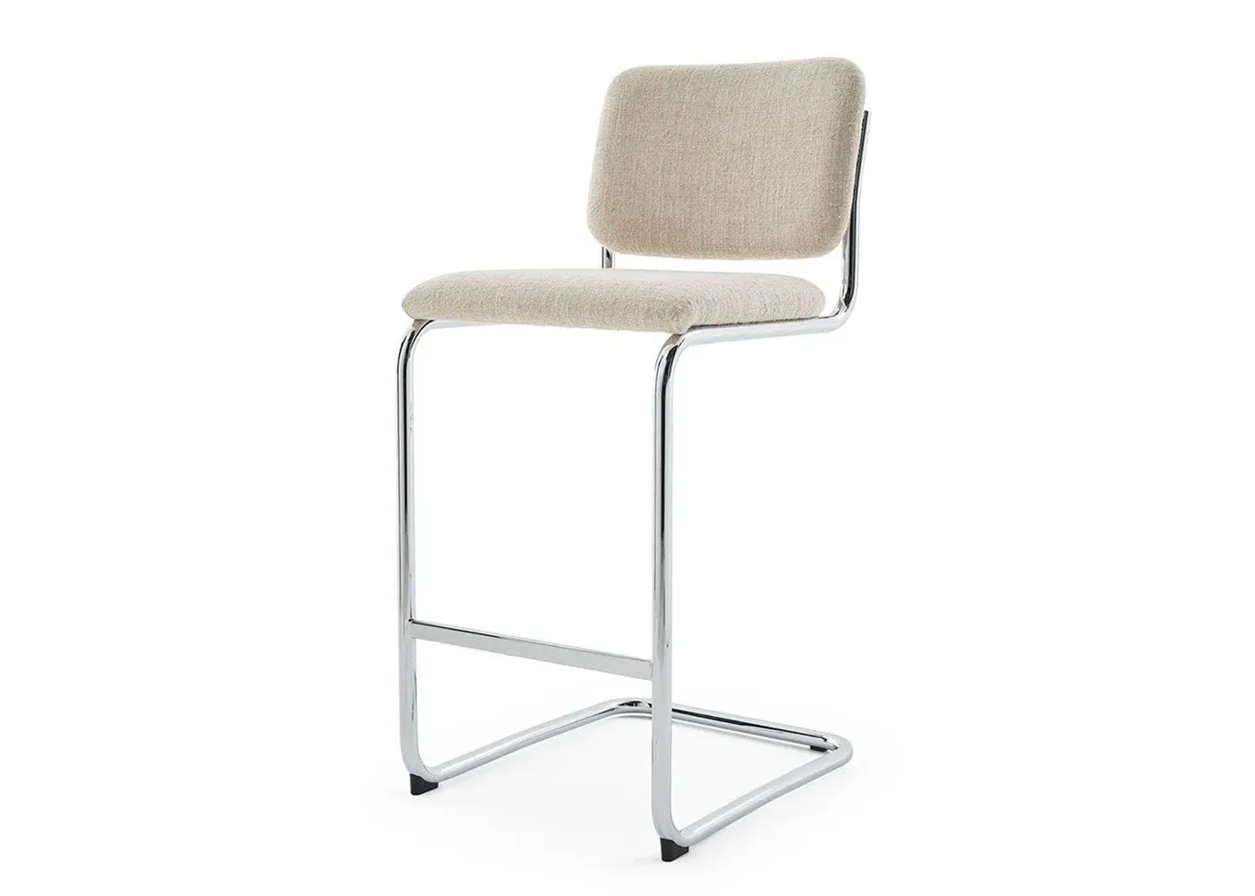Counter Stool Cantilever - Cream, Wicker