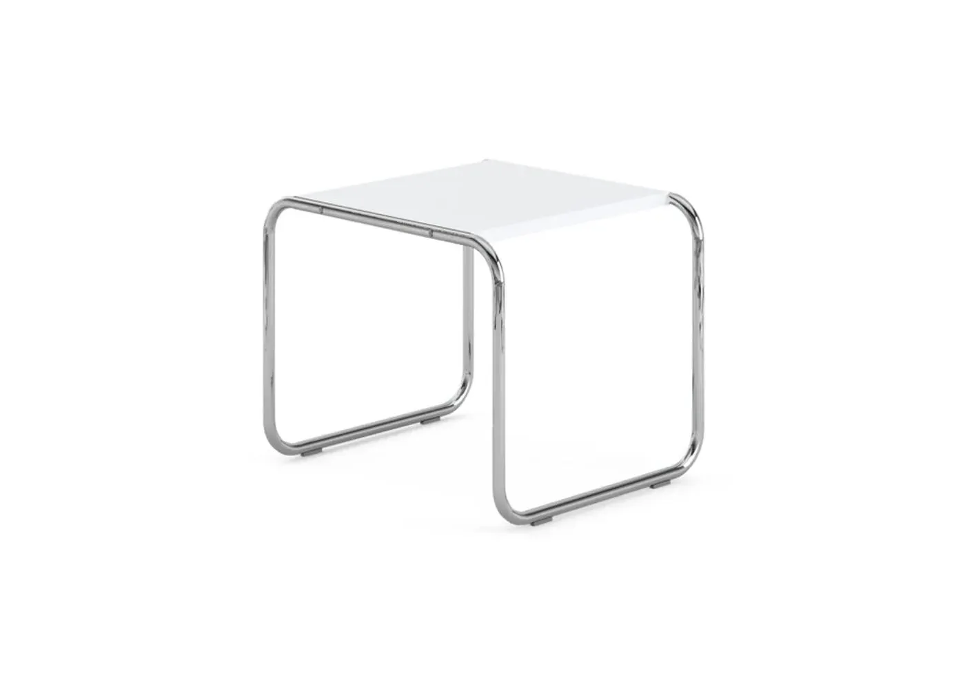 Square Low Table - White, Laminate image