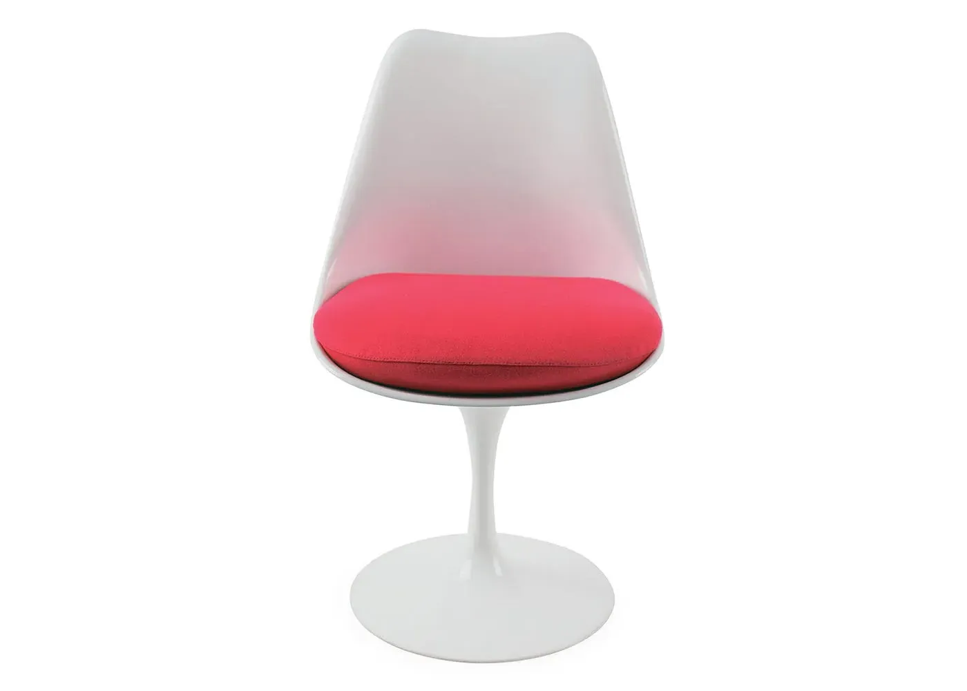 Tulip Chair with Cushion - Red, Upholstered image