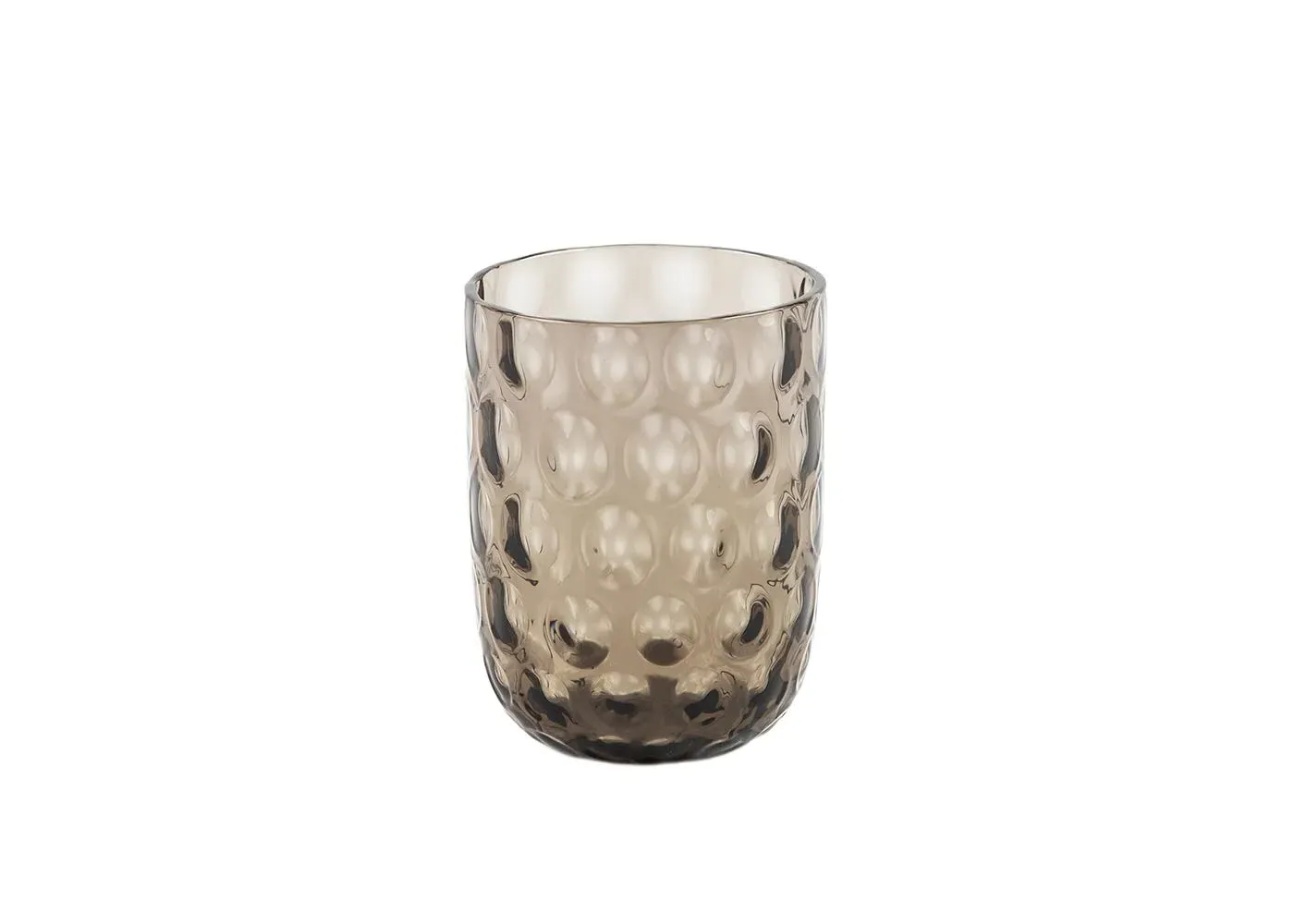 Summer Tumbler Big Drops - Black Smoke, Glass image