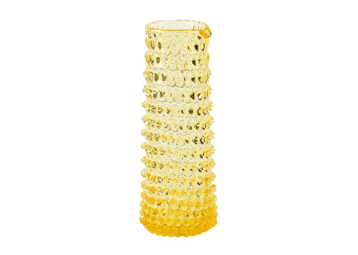 Water Carafe - Yellow, Glass