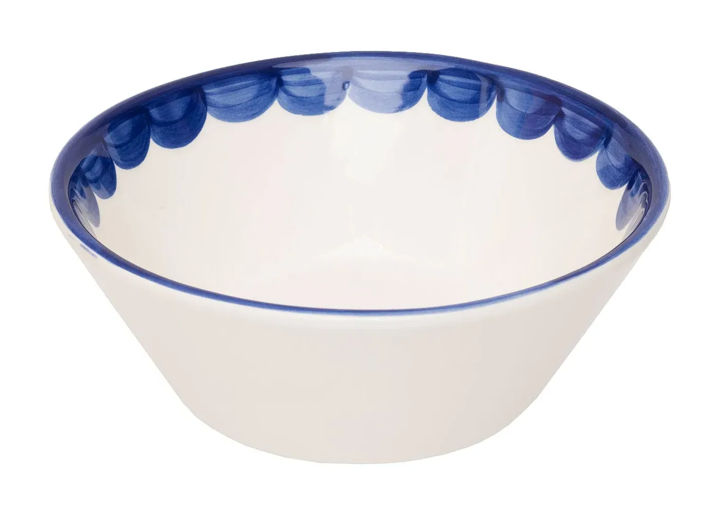 Scalloped Cereal Bowl - Blue image