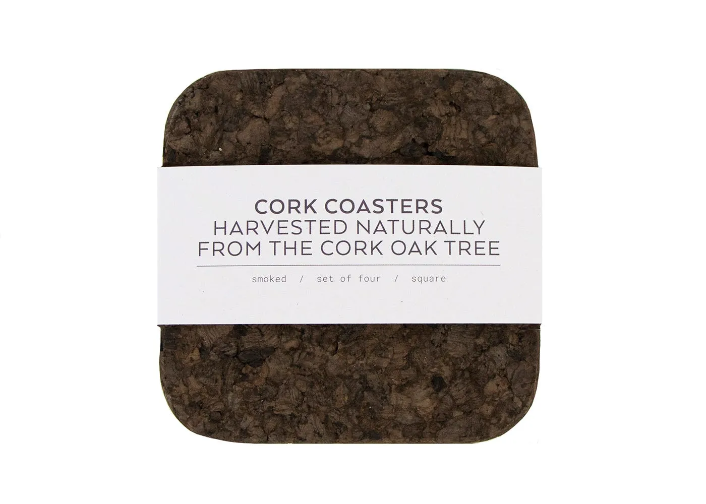 Square Coaster Set of 4 - Multi, Cork image
