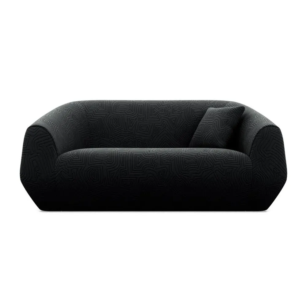 2-Seater Sofa with Clean Lines - Blue, Foam