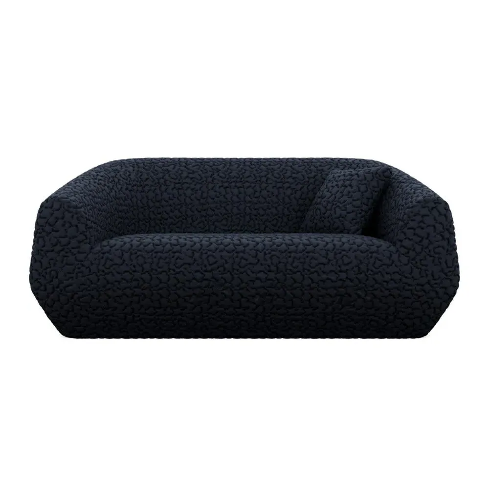 2-Seater Sofa with Clean Lines - Grey, Foam
