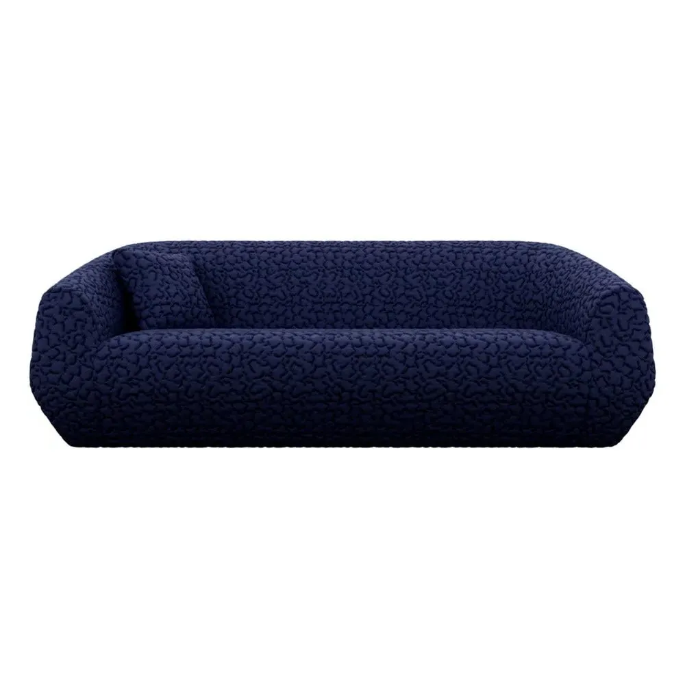 3-Seater Sofa with Foam Construction - Blue image
