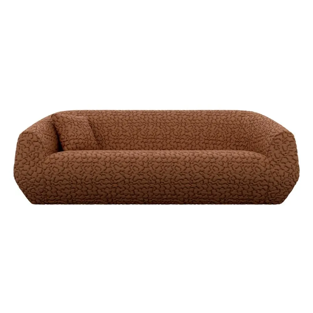 3-Seater Sofa with Foam Construction - Brown