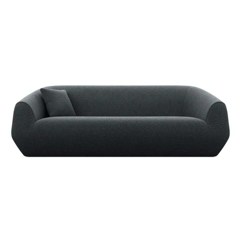 3-Seater Sofa with Foam Construction - Grey