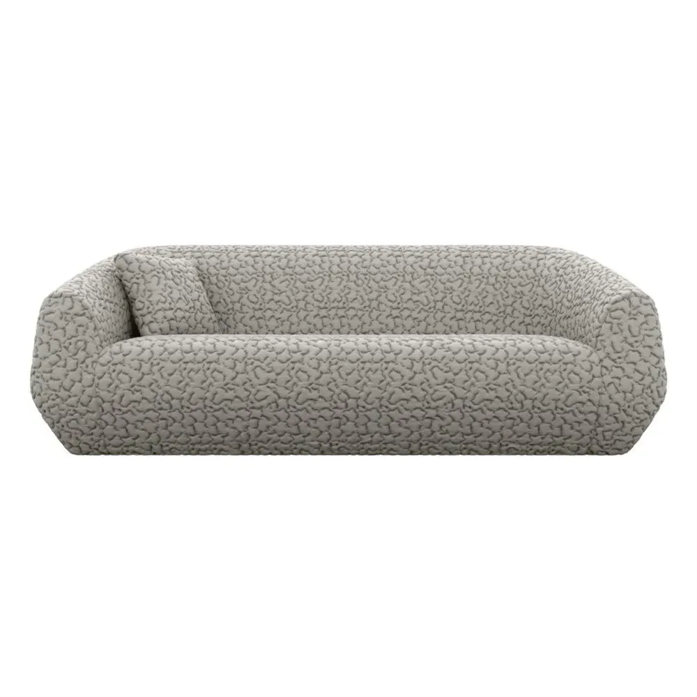 3-Seater Sofa with Foam Construction - Grey