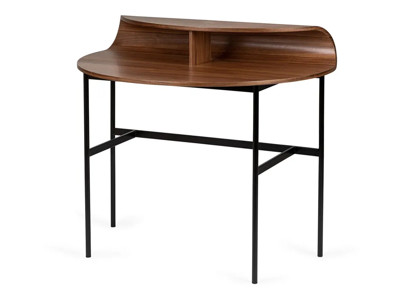 Compact Roll Desk - Brown, Walnut image