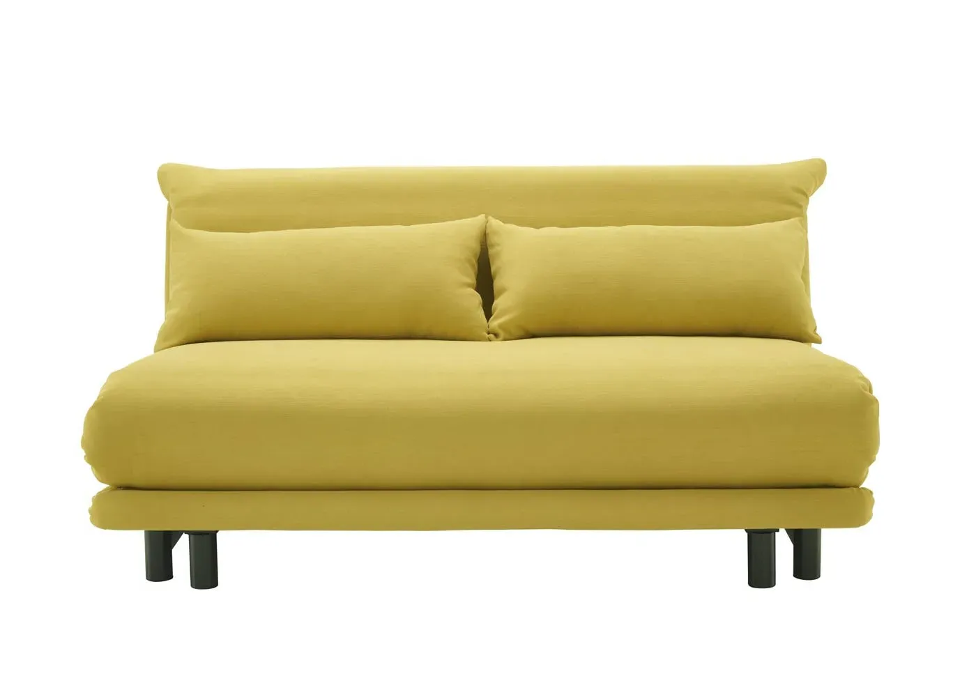 Convertible Sofa Bed with Storage - Yellow image