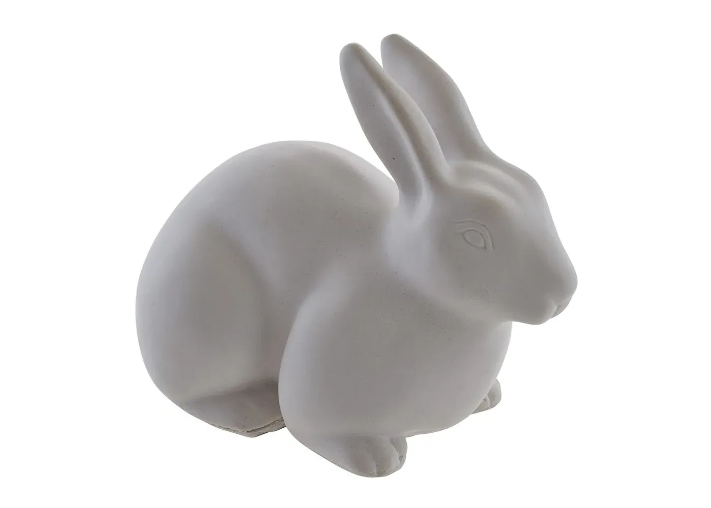 Decorative Rabbit Figurine - White, Matt Finish image