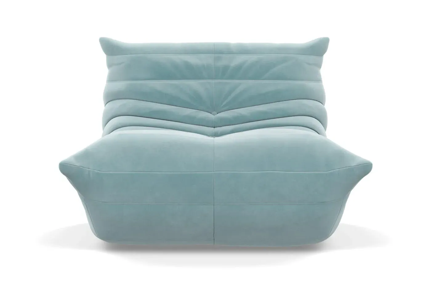 Fireside Chair with Quilted Design - Blue