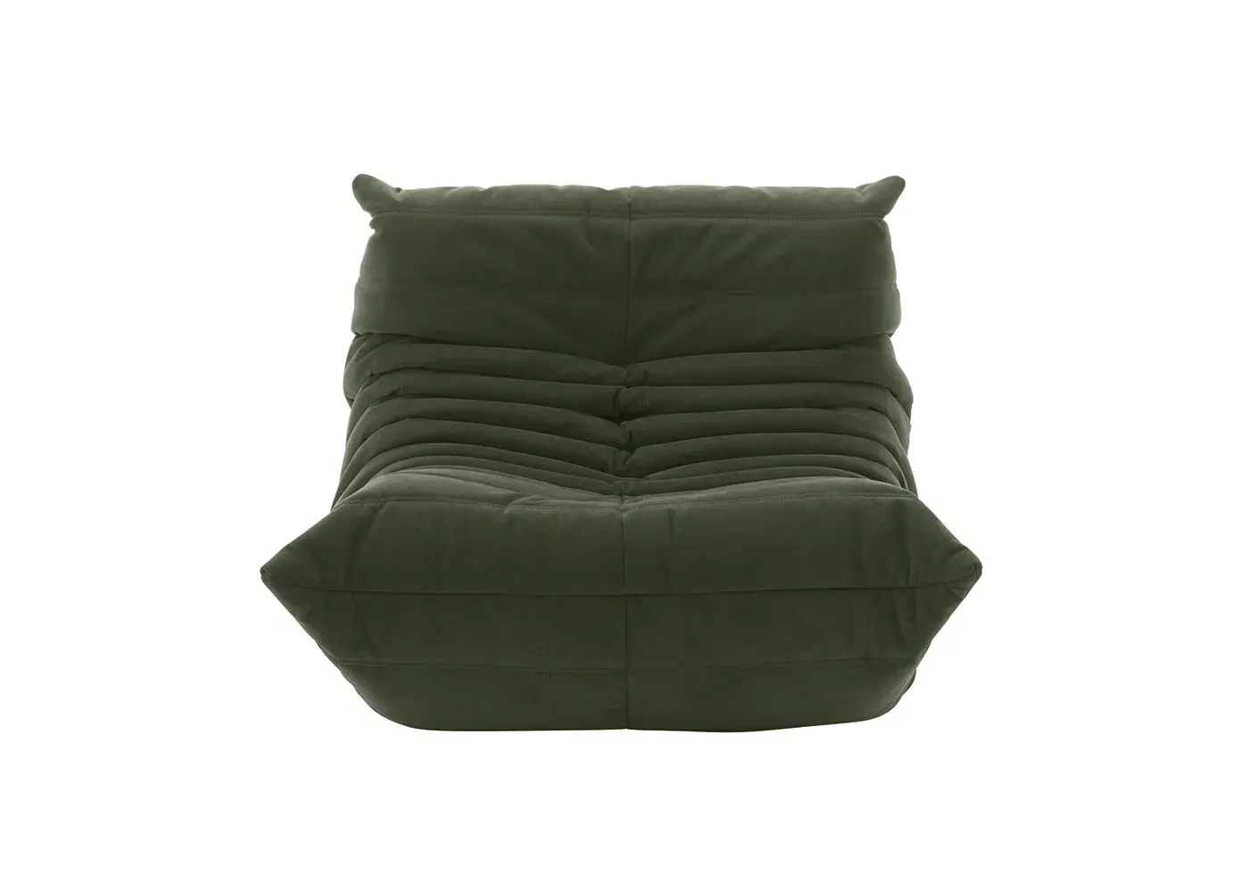 Fireside Chair with Quilted Design - Green