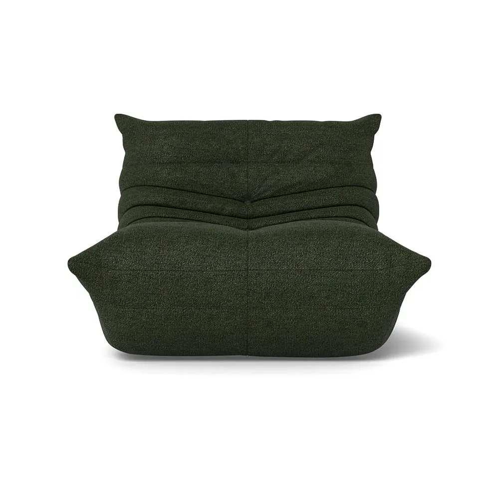 Fireside Chair with Quilted Design - Green image