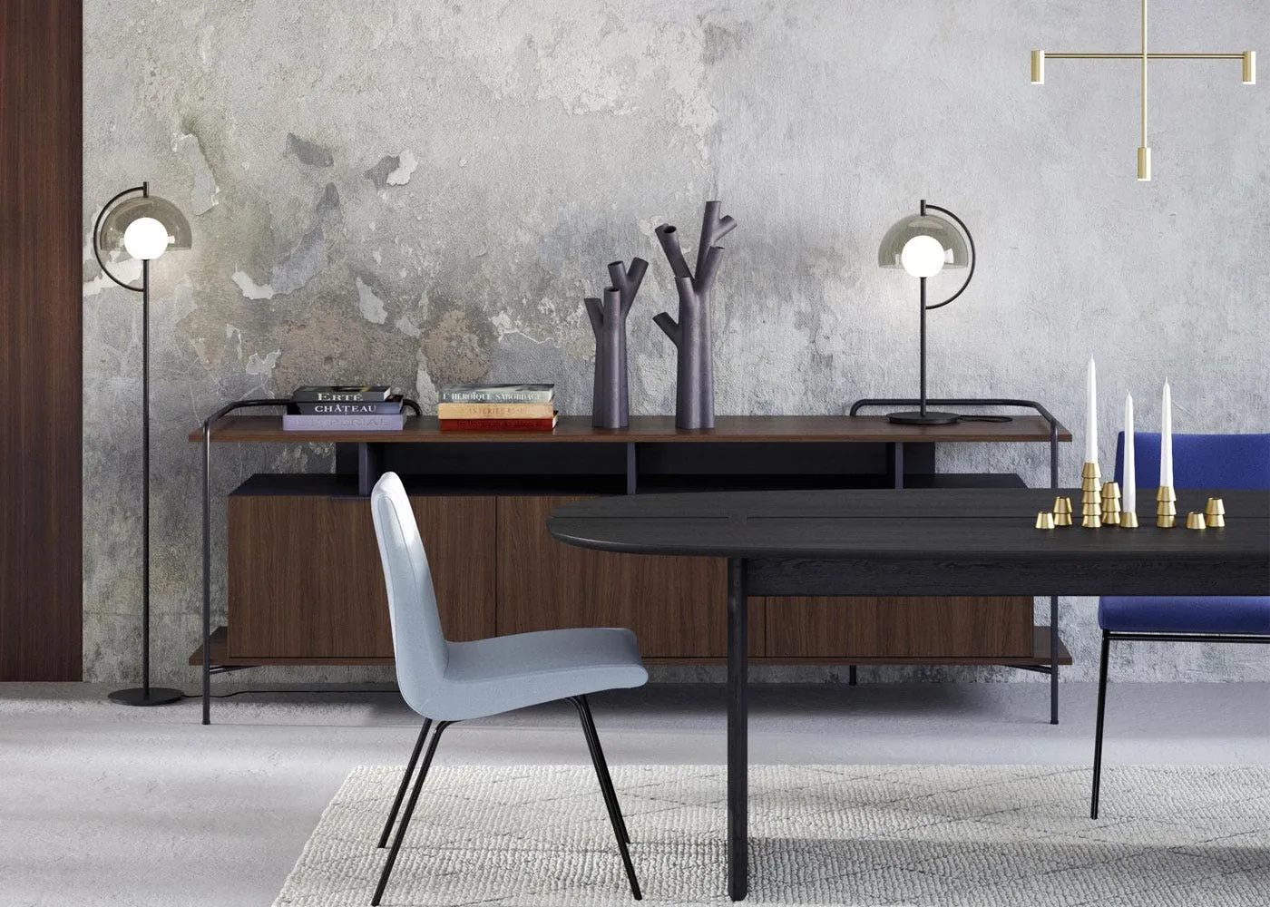Hood Floor Lamp - Black