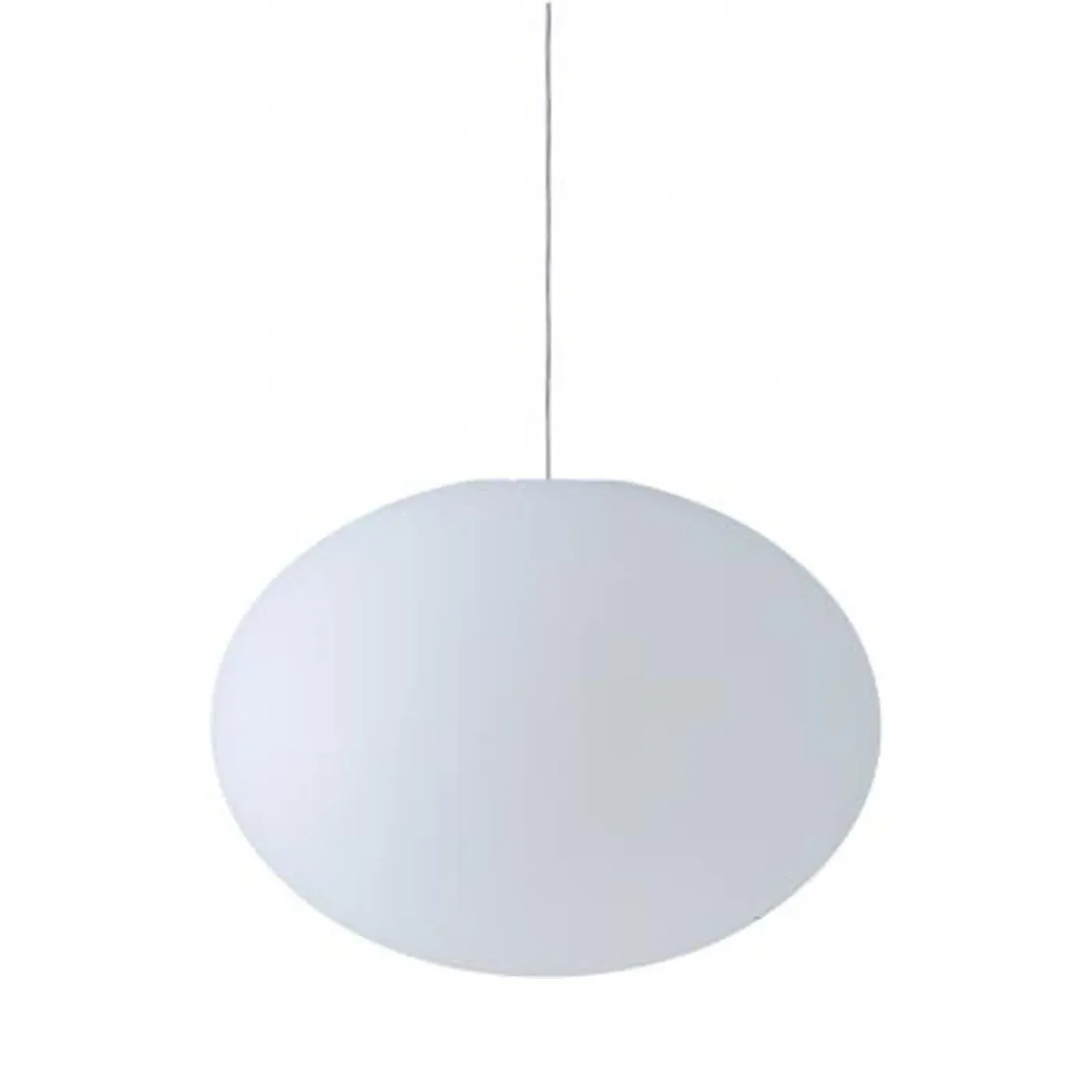 Large Globe Ceiling Light - White, Polythene
