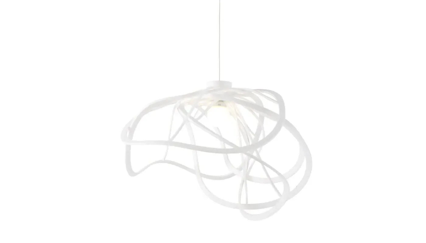 Large Pendant Light - White