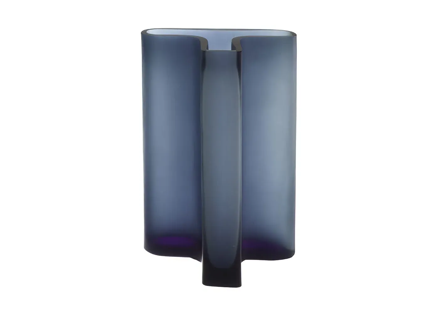 Large T Vase - Grey Blue