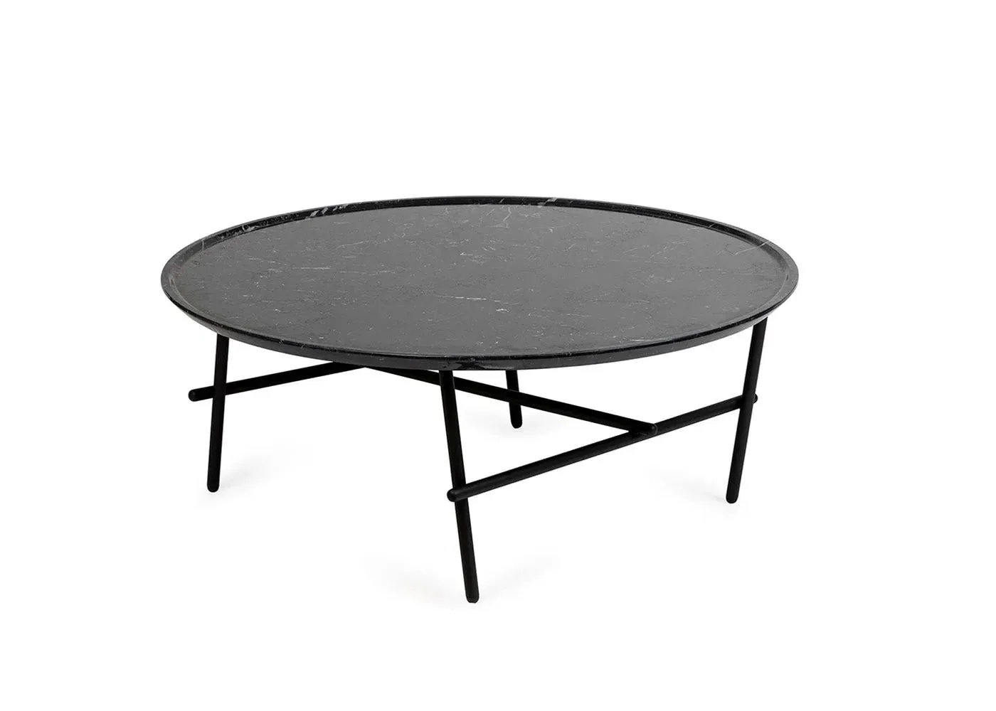 Low Coffee Table - Black, Marble image