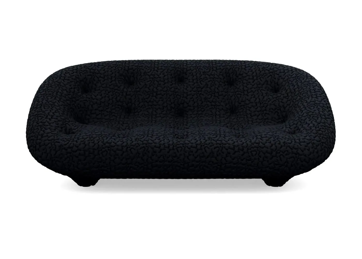 Medium High Back Sofa with Stitching - Grey