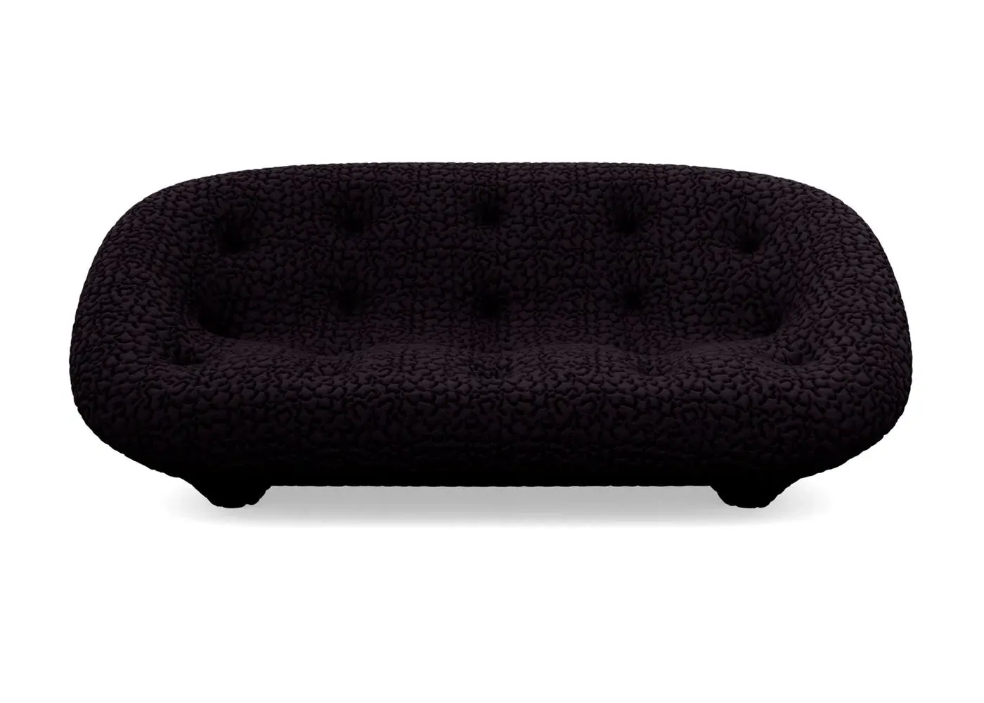 Medium High Back Sofa with Stitching - Purple