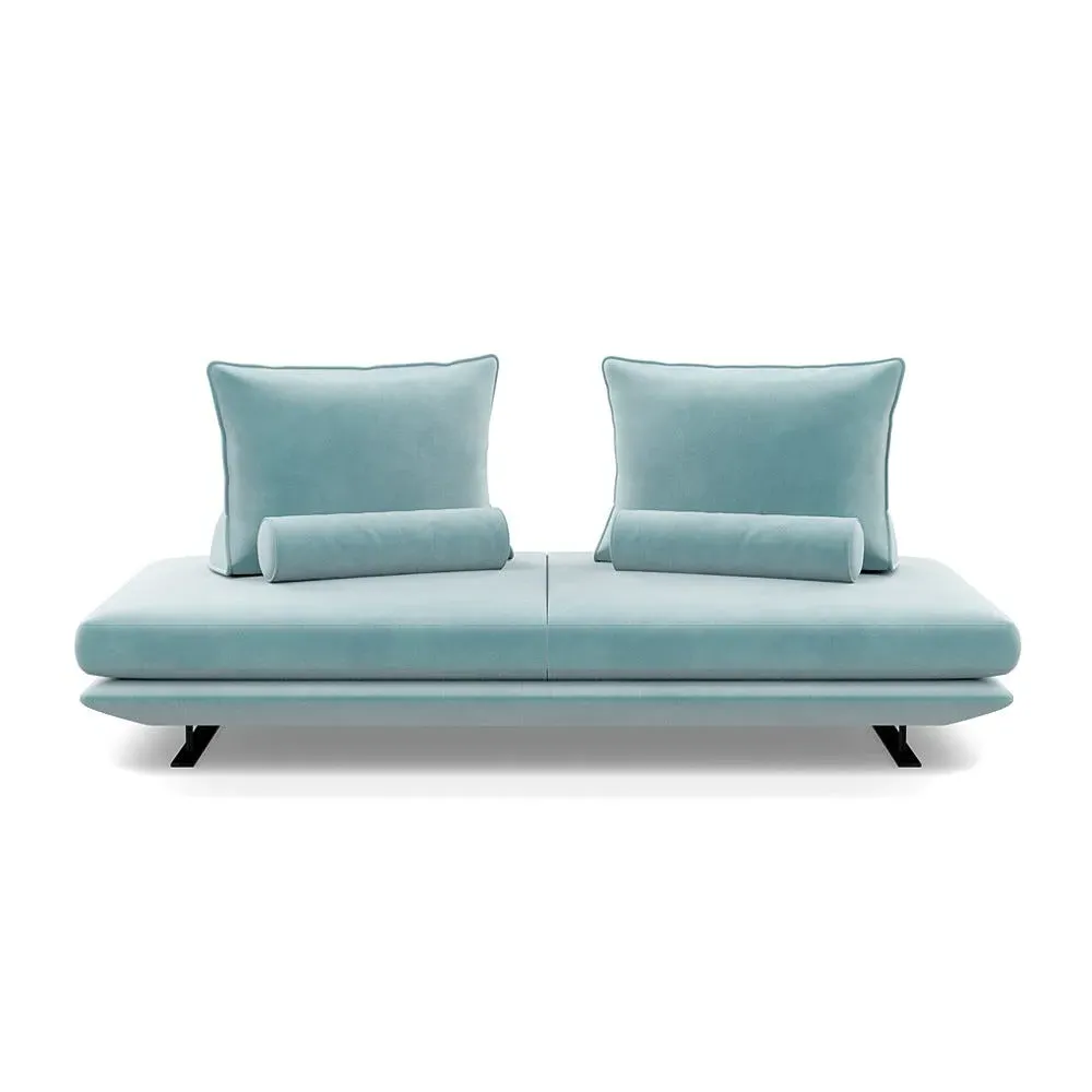 Medium Settee - Blue, Alcantara image