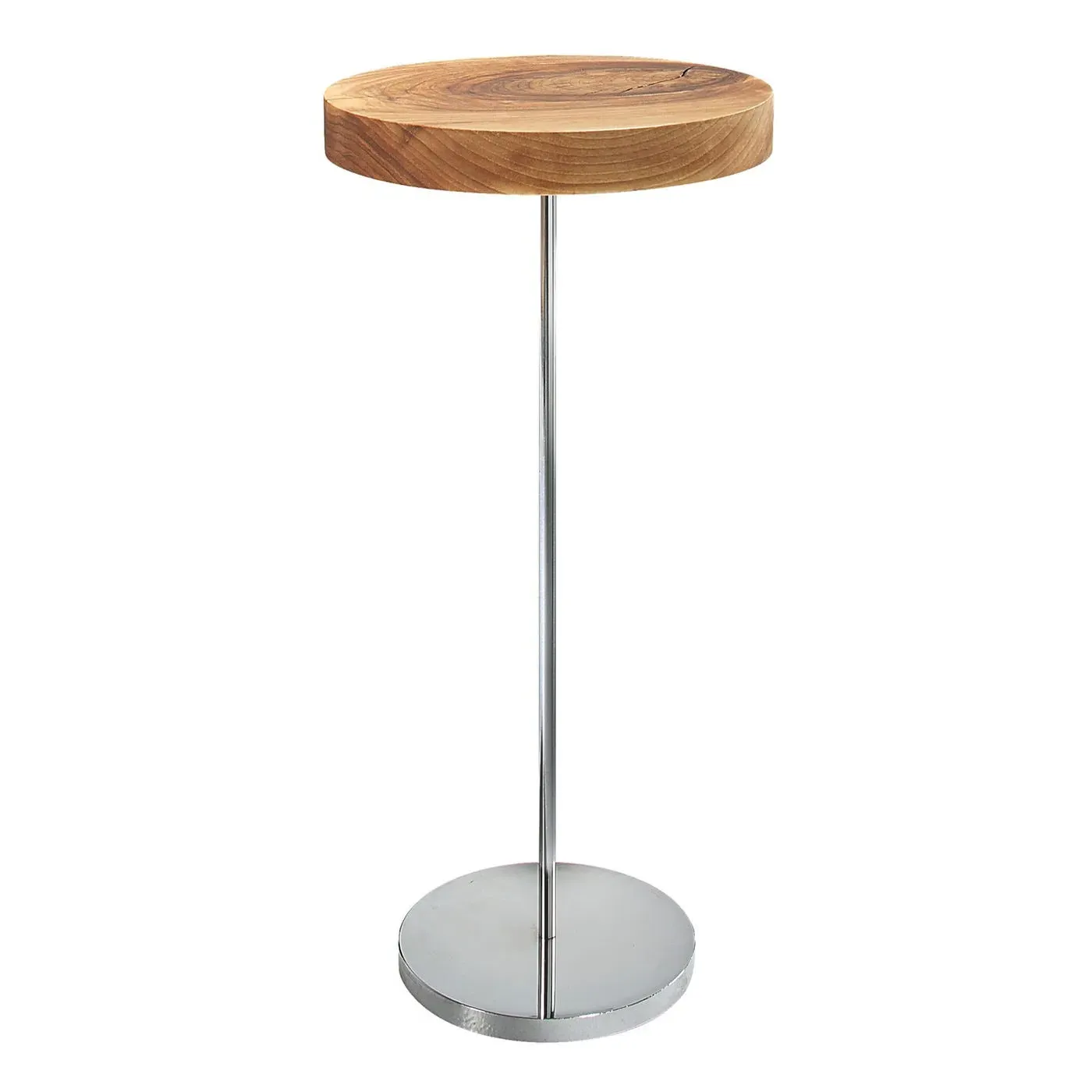 Round Occasional Table - Dark Wood, Walnut image