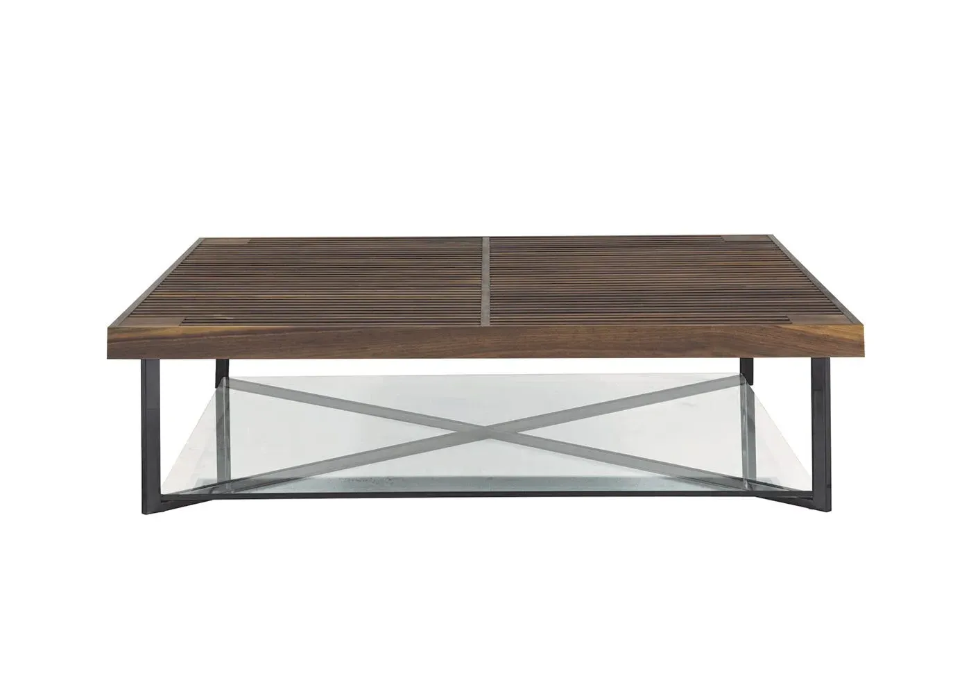 Square Low Table Large - Dark Wood image