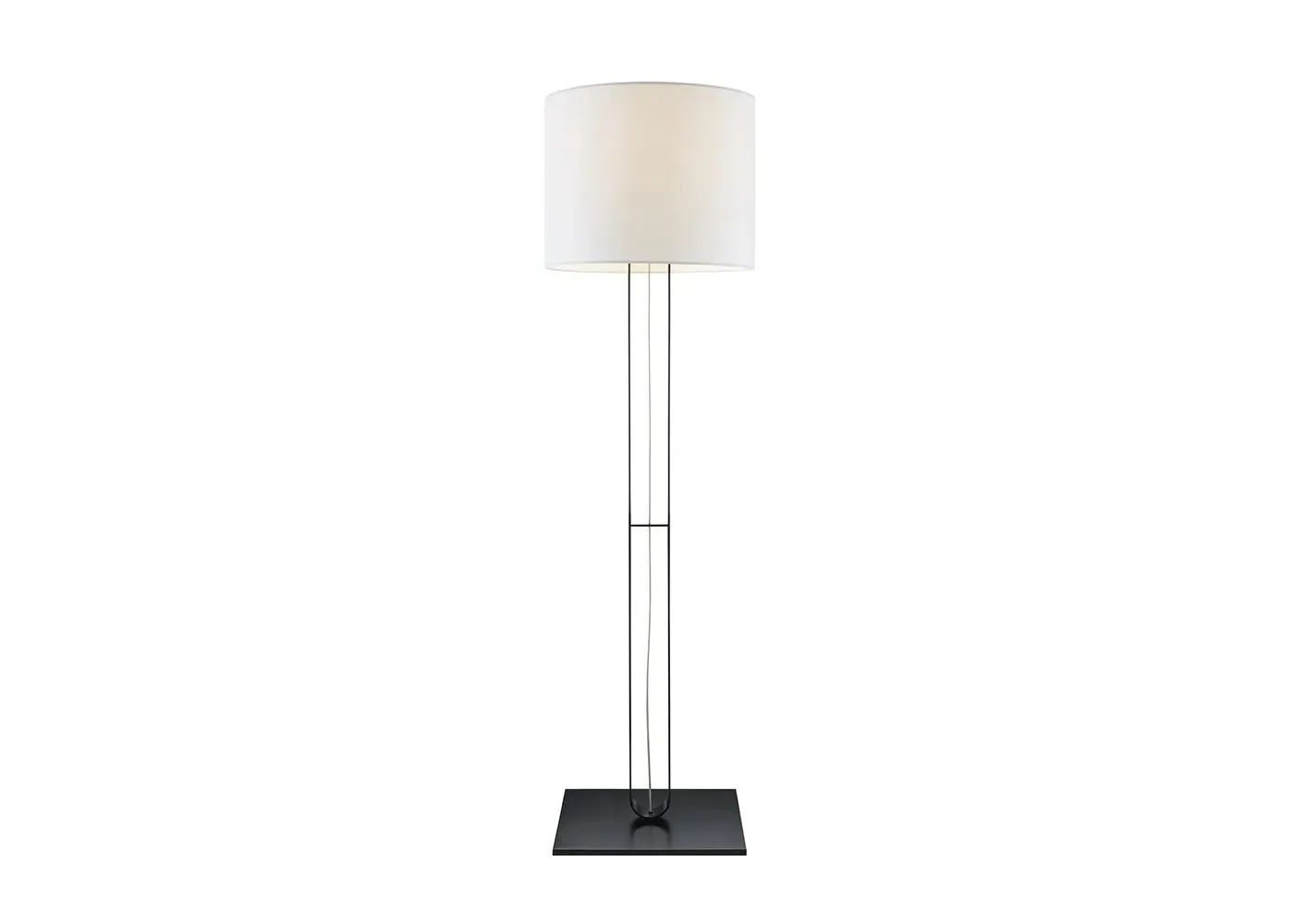 U-Shaped Floor Lamp - Silver, Steel image