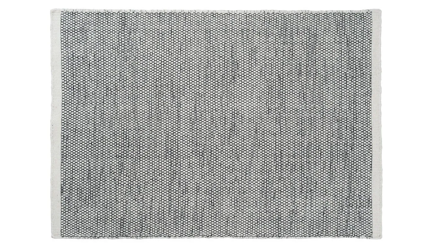 Hand-Woven Area Rug - Natural, Wool