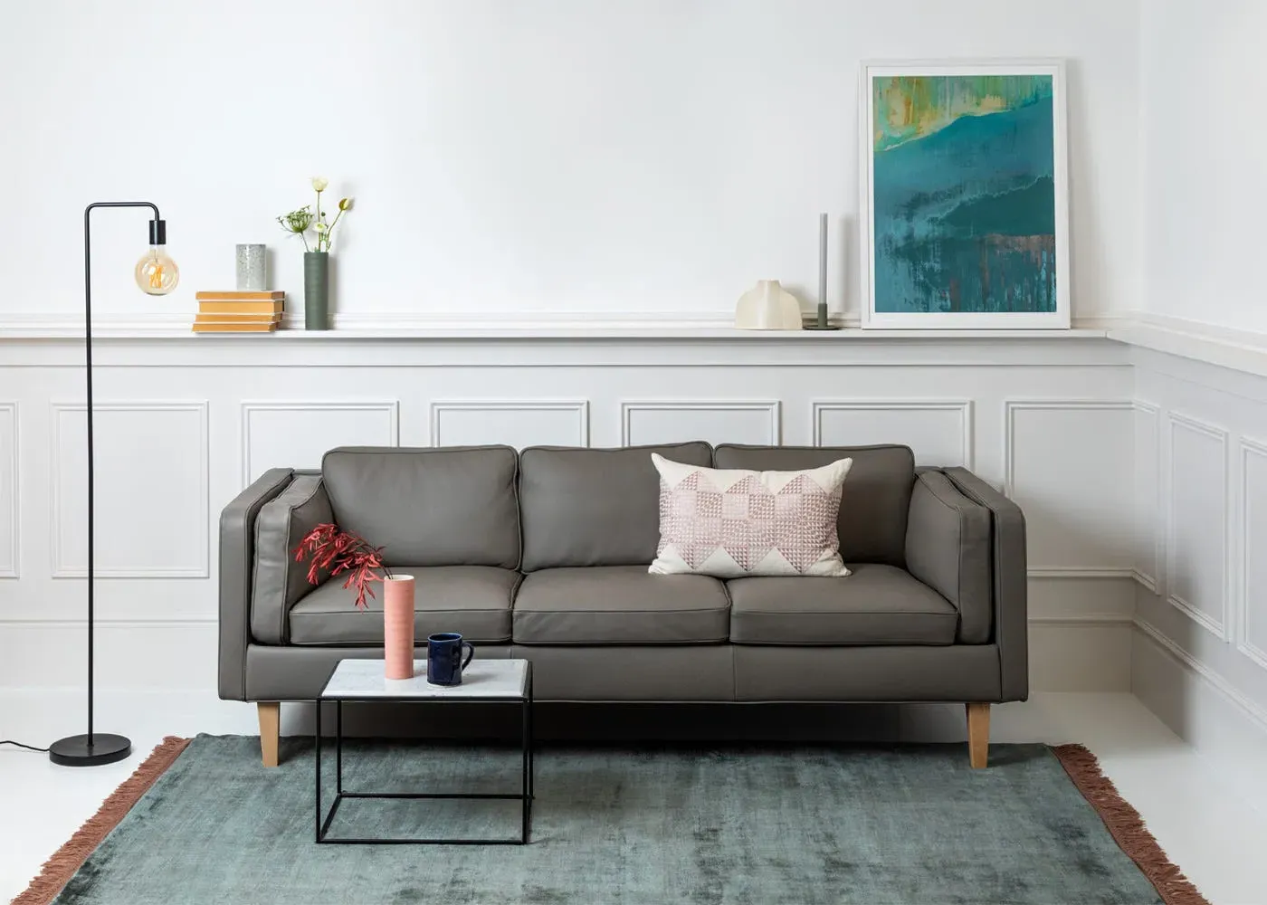 Large Area Rug Hand-Tufted - Midnight, Viscose