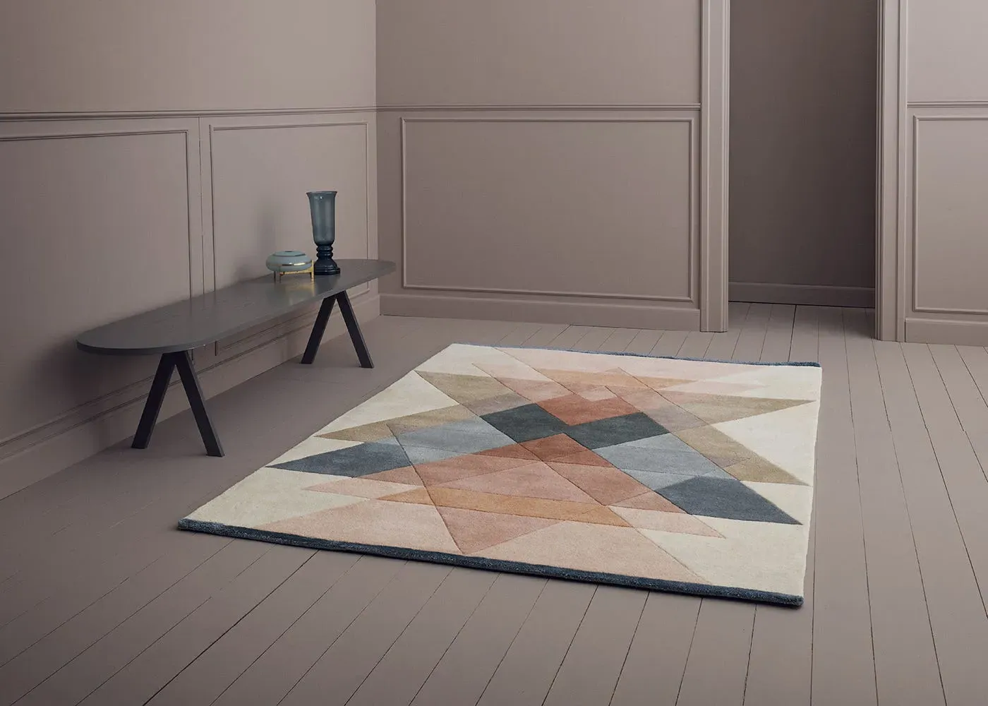 Medium Area Rug - Powder, Multi-Color
