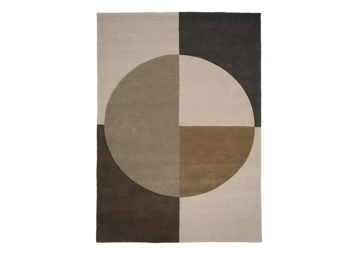 Medium Radiality Rug - Olive, Multi-Color image