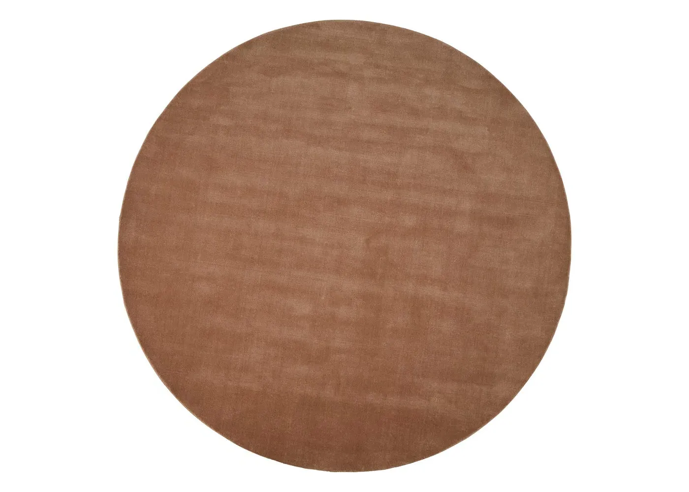 Round Rug Cloud Pattern - Amber, Textile image