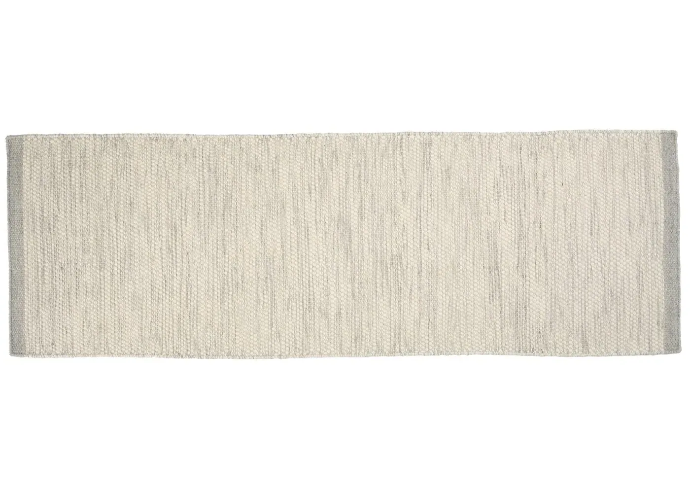 Runner Rug Hand-Woven - Iron, Wool Cotton image