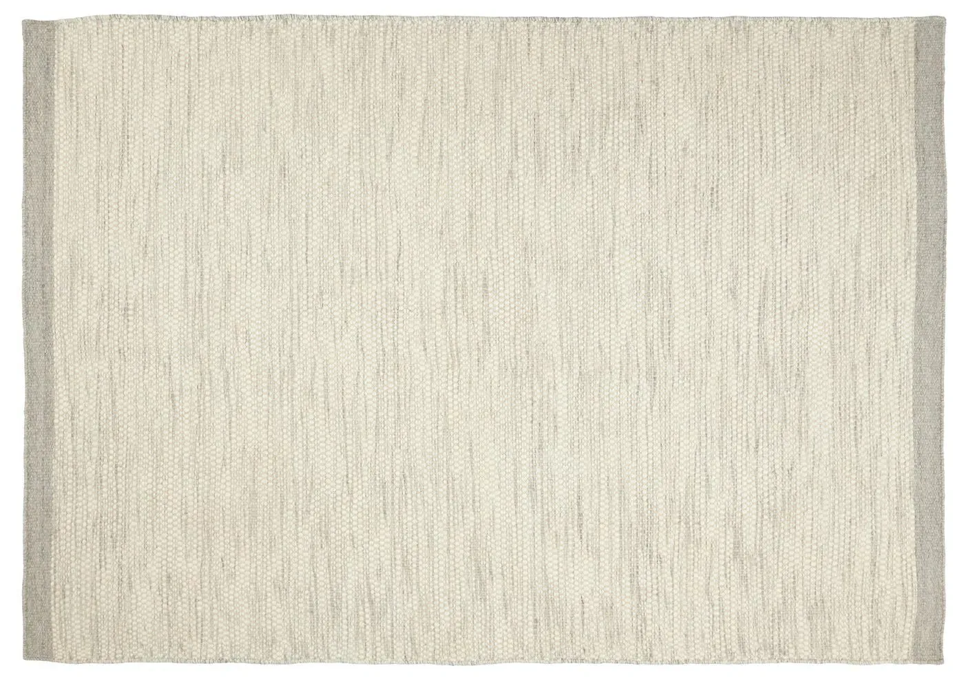 Small Area Rug Hand-Woven - Iron, Wool Cotton image