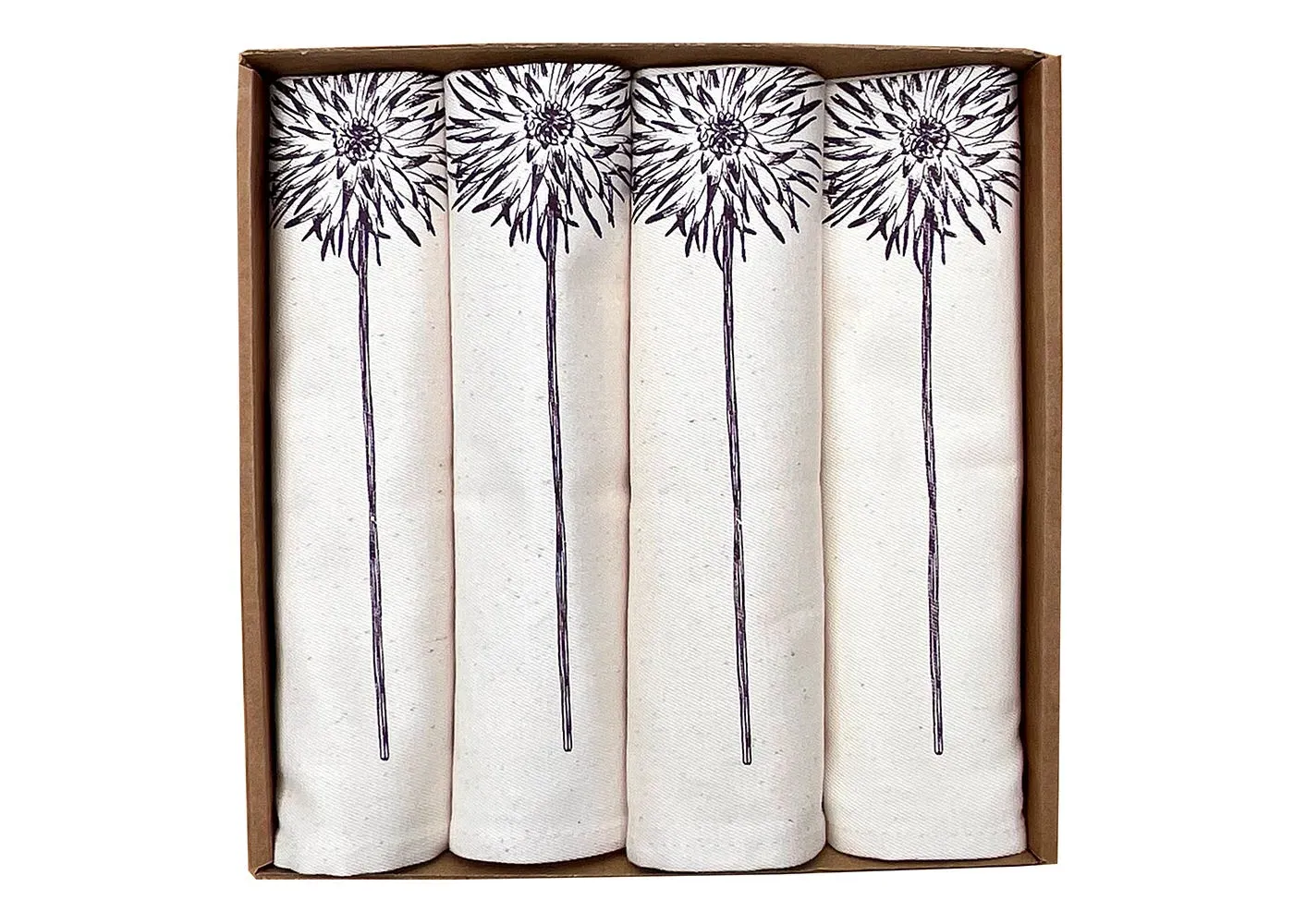 Dahlia Napkin Gift Set - Purple image