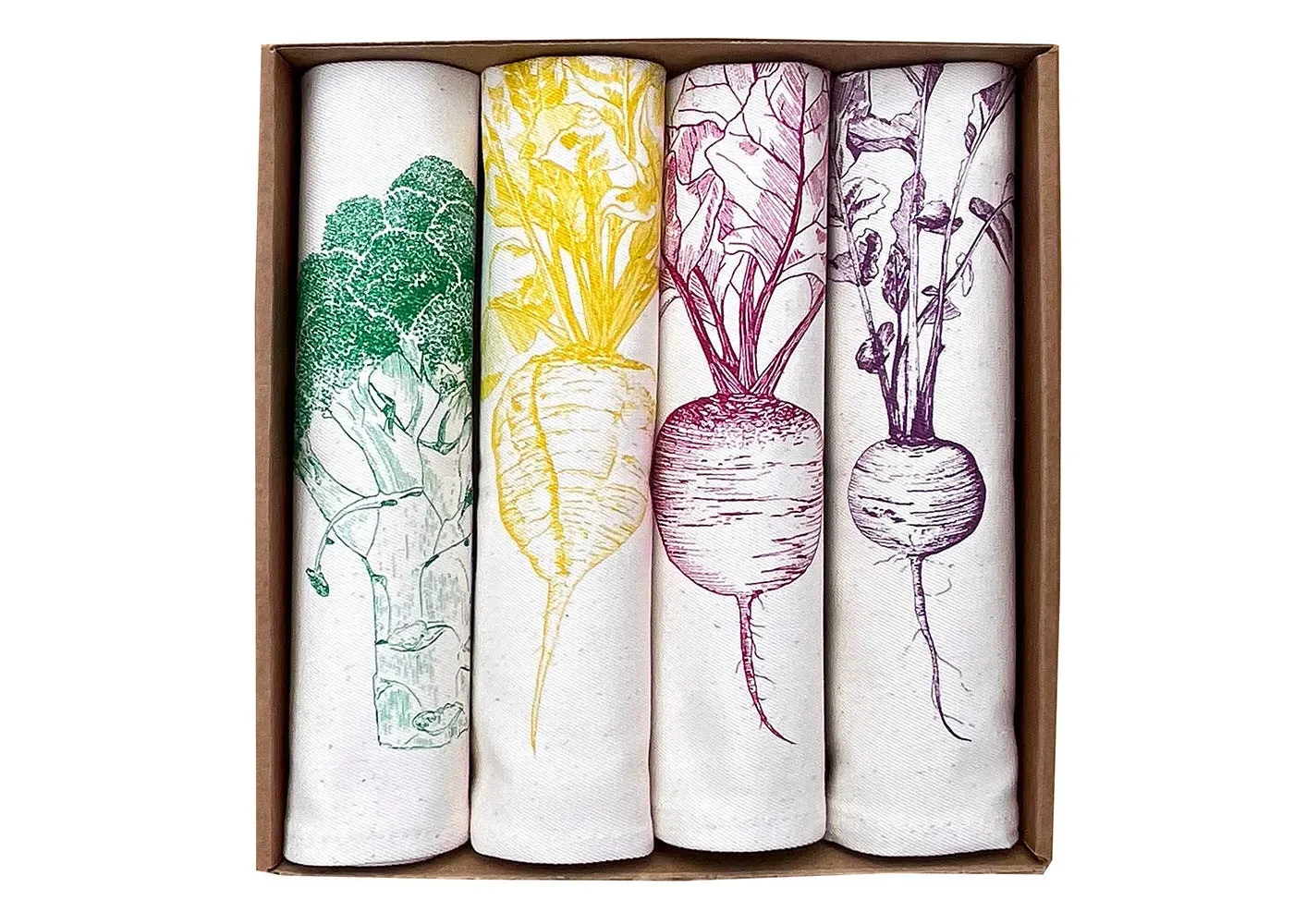 Napkin Gift Set Garden Vegetable - Multi image