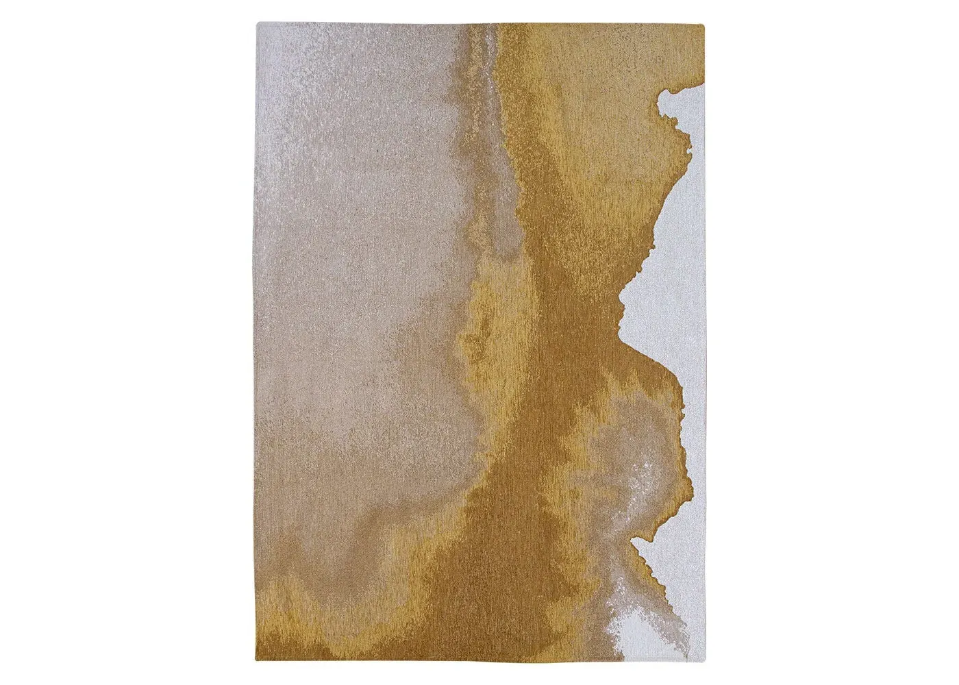 Compact Lagoon Area Rug - Yellow, Sunset Design image