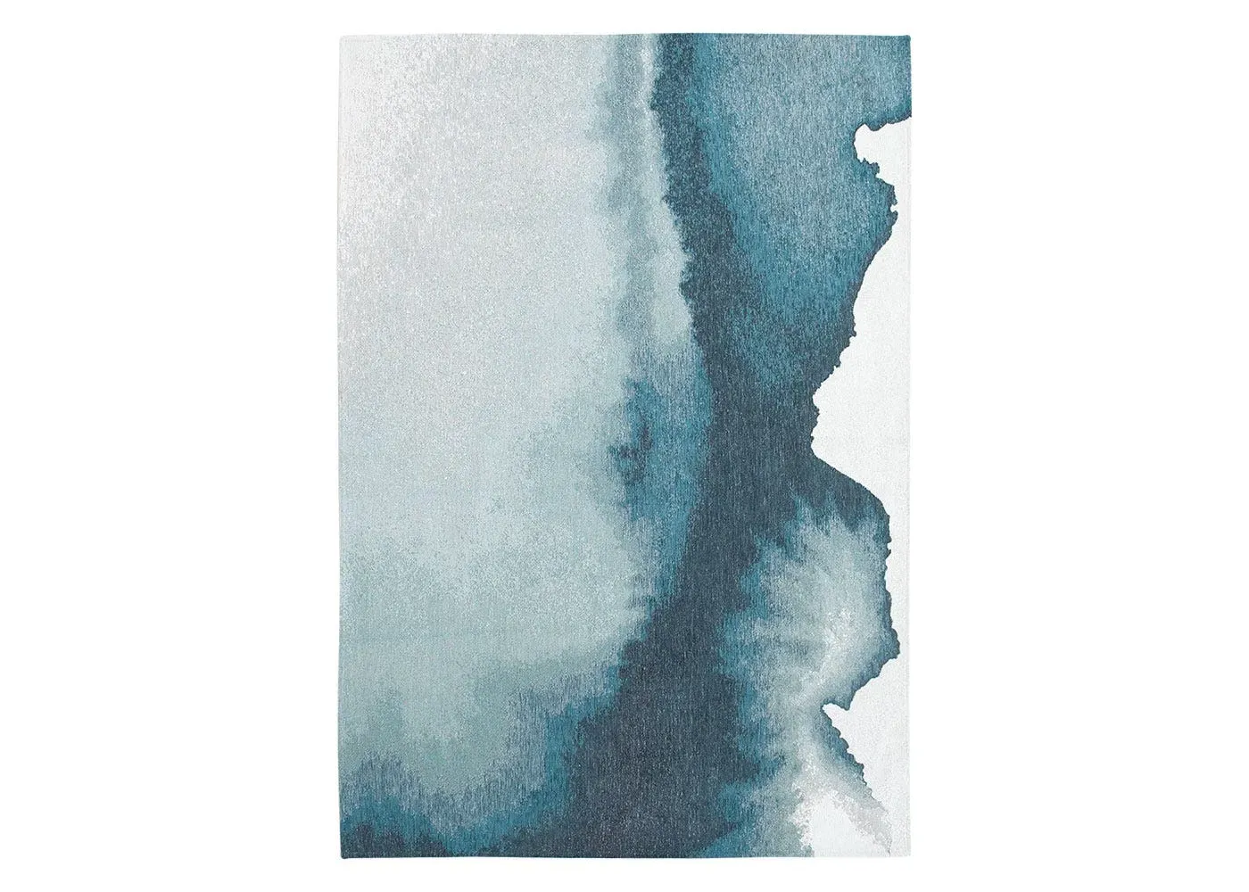 Compact Lagoon Rug Inkjet Print - Blue image