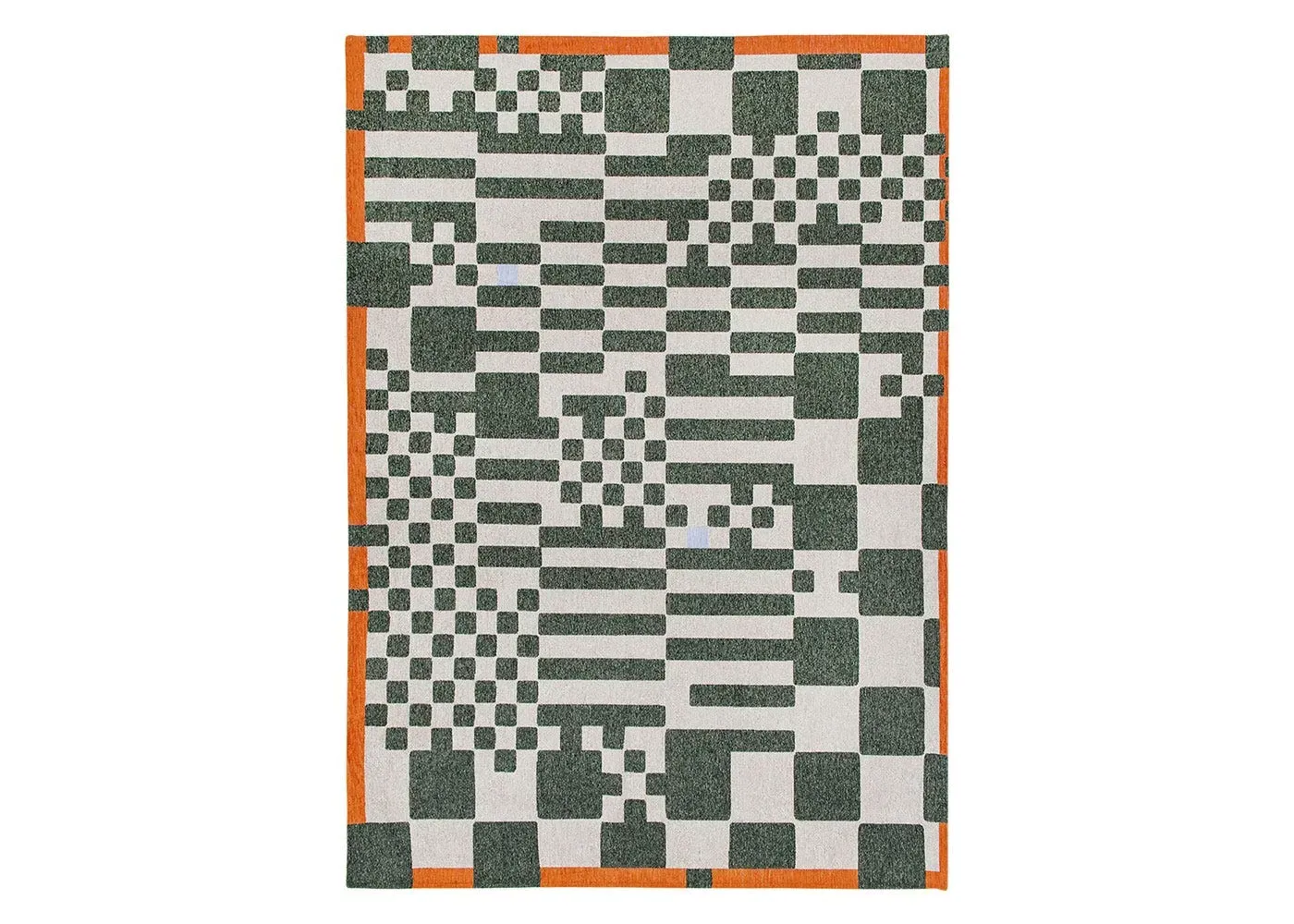 Medium Chess Rug - Deep Green image