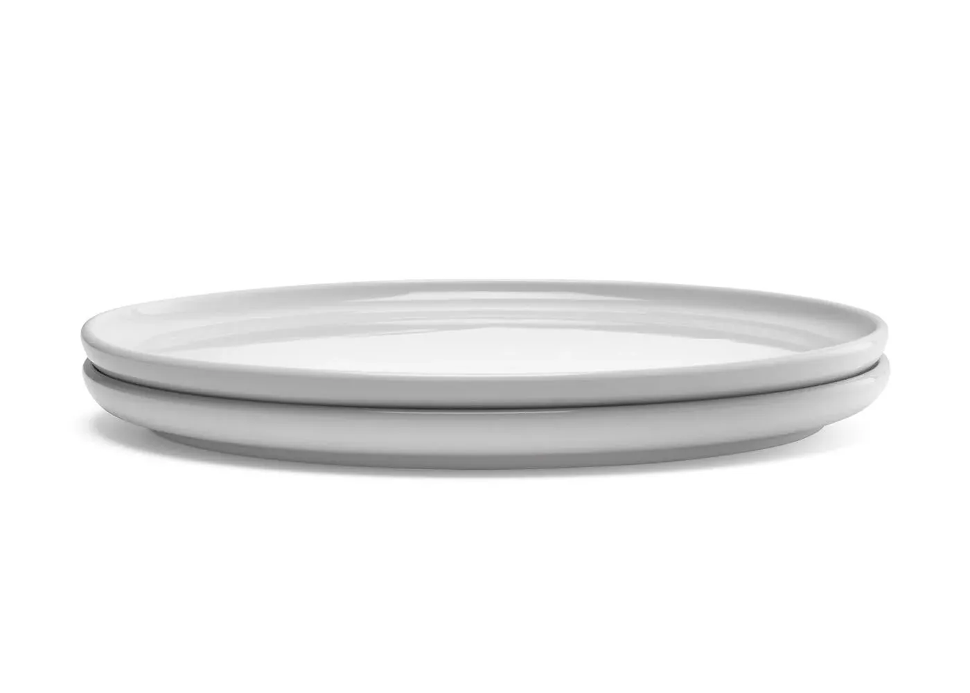 2-Piece Side Plate Set - White, Ceramic image