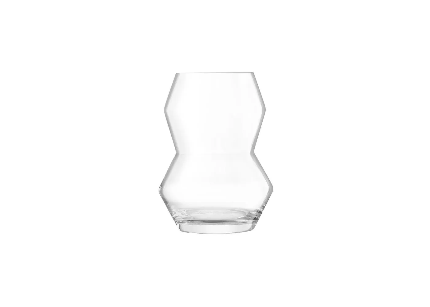Small Sculpt Vase - Clear, Glass image