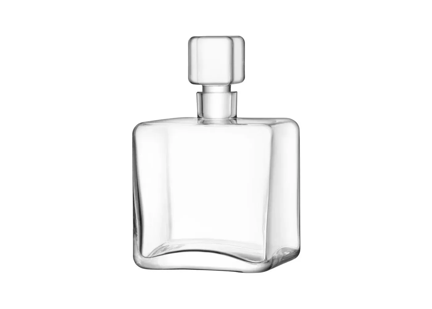 Square Cask Decanter - Clear Glass image